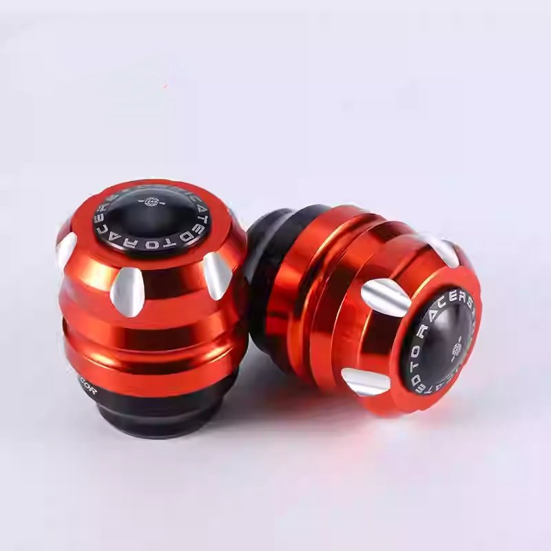 Motorcycle anti drop cup aluminum alloy shock absorber cup hexagonal anti drop cover