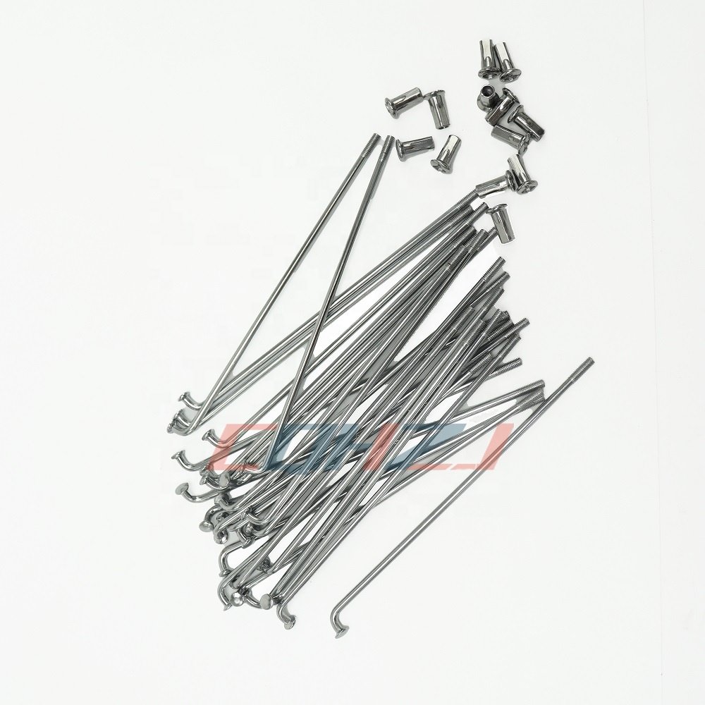 CQHZJ Superior Quality Motorcycle Spare Parts Stainless Steel Spokes And Nipples