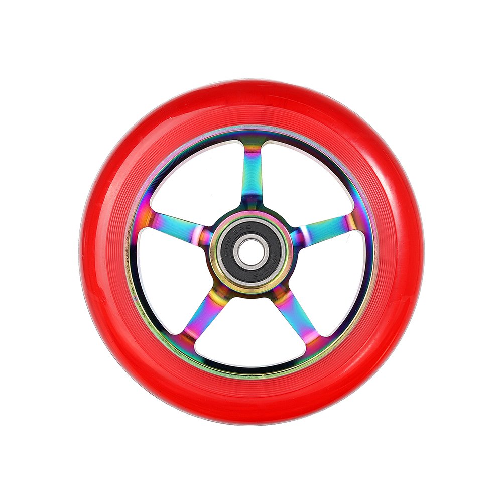 Huoli Stunt Scooter Wheels 110mm 120mm 130mm Wheels with Aluminum Core Abec-9 Bearing for Promotion Transparent Color