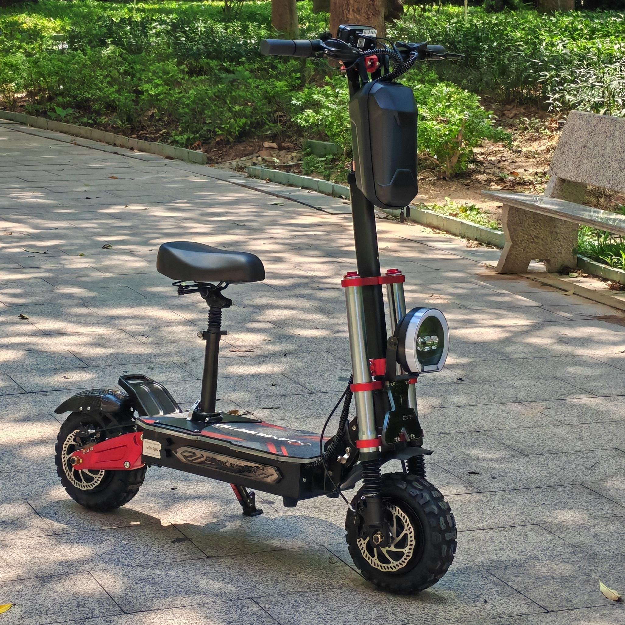 EU USA Warehouse New 6000w 60v Electric Scooter With NFC Dual Motor Foldable Electric Scooter