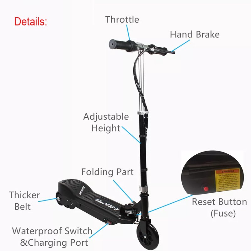 Factory hot sale 2 wheels foldable electric scooter for kids children e-scooter factory OEM discount price