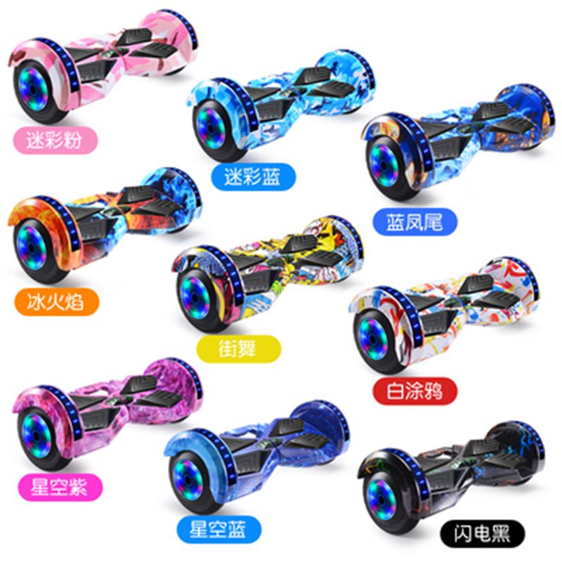 Wholesale Christmas gift for kids 8 inch hoverboards electric self balance scooter with bluetooth smart balance
