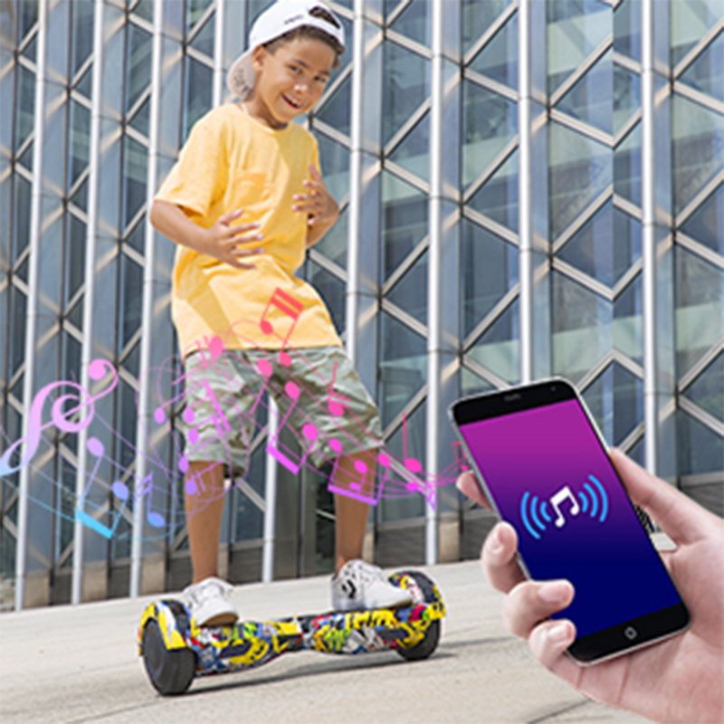 Wholesale Christmas gift for kids 8 inch hoverboards electric self balance scooter with bluetooth smart balance