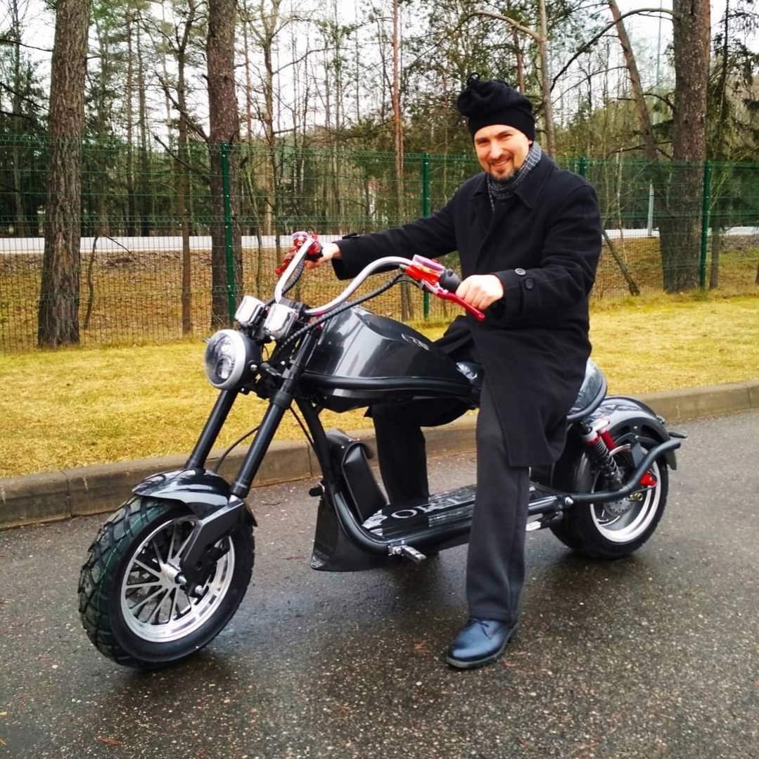 M1 EEC COC Europe Warehouse EEC 1500W/2000W Seev Citycoco Electric Scooter Door To Door Electric Chopper Scooter