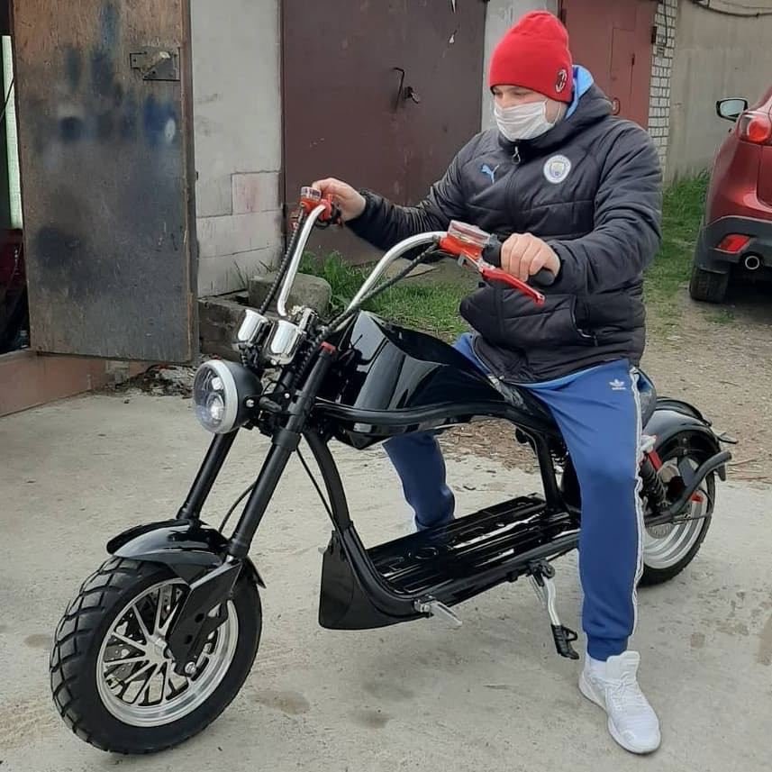 M1 EEC COC Europe Warehouse EEC 1500W/2000W Seev Citycoco Electric Scooter Door To Door Electric Chopper Scooter