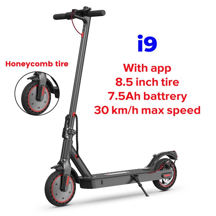 iScooter i9 Foldable Commuting 2 Riding Modes scooters Factory Price 8.5 Inch Adult Electric Scooter