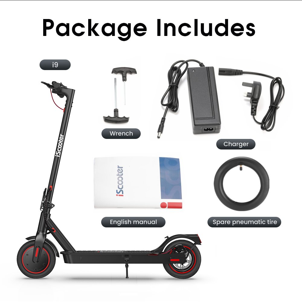 iScooter i9 Foldable Commuting 2 Riding Modes scooters Factory Price 8.5 Inch Adult Electric Scooter