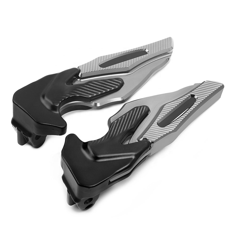 For Honda ADV150 ADV 150 2019-2021 Rear Passenger Footrests Footpeg CNC Kick Support Holder Scooter Parts Foot Pegs Accessories