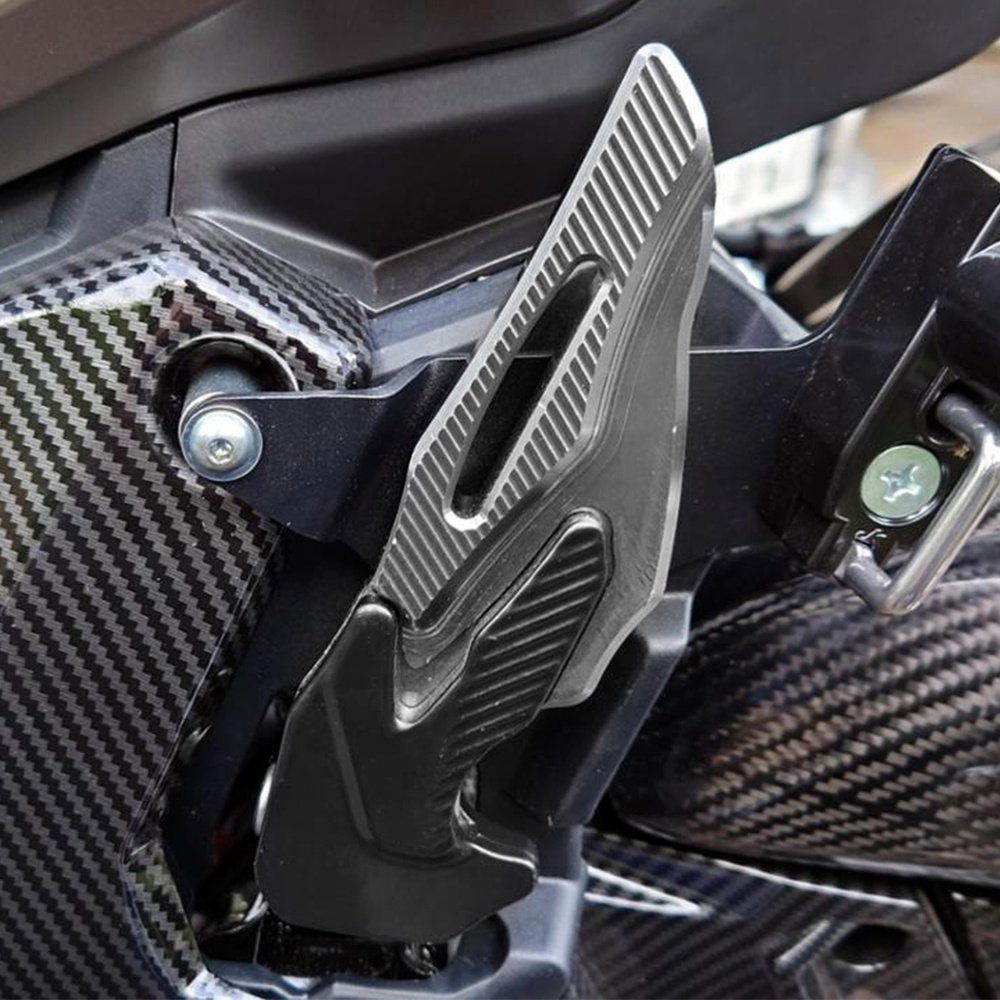 For Honda ADV150 ADV 150 2019-2021 Rear Passenger Footrests Footpeg CNC Kick Support Holder Scooter Parts Foot Pegs Accessories