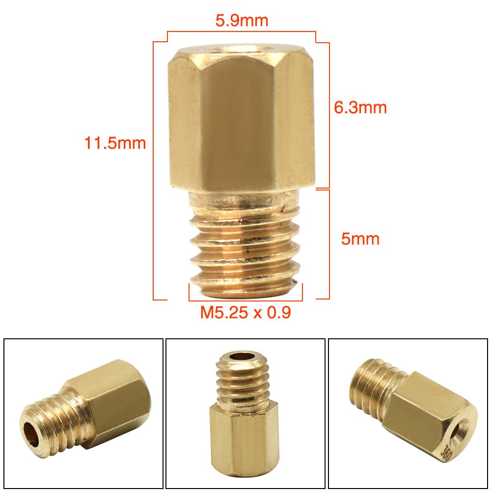 Carburetor Main Jet Nozzle Kit #90-#440 Size Motorcycle Injector Scooter Parts For VM TM Karburetor