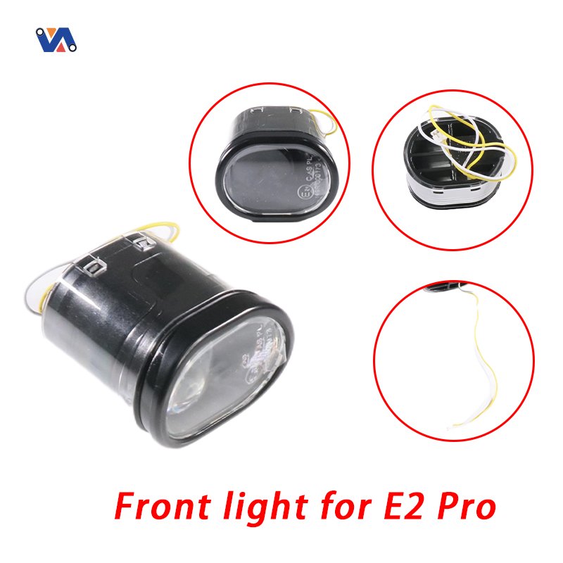 Scooter Spare Parts Led Bright Light Front Light For Nine bot E2Pro Electric Scooter