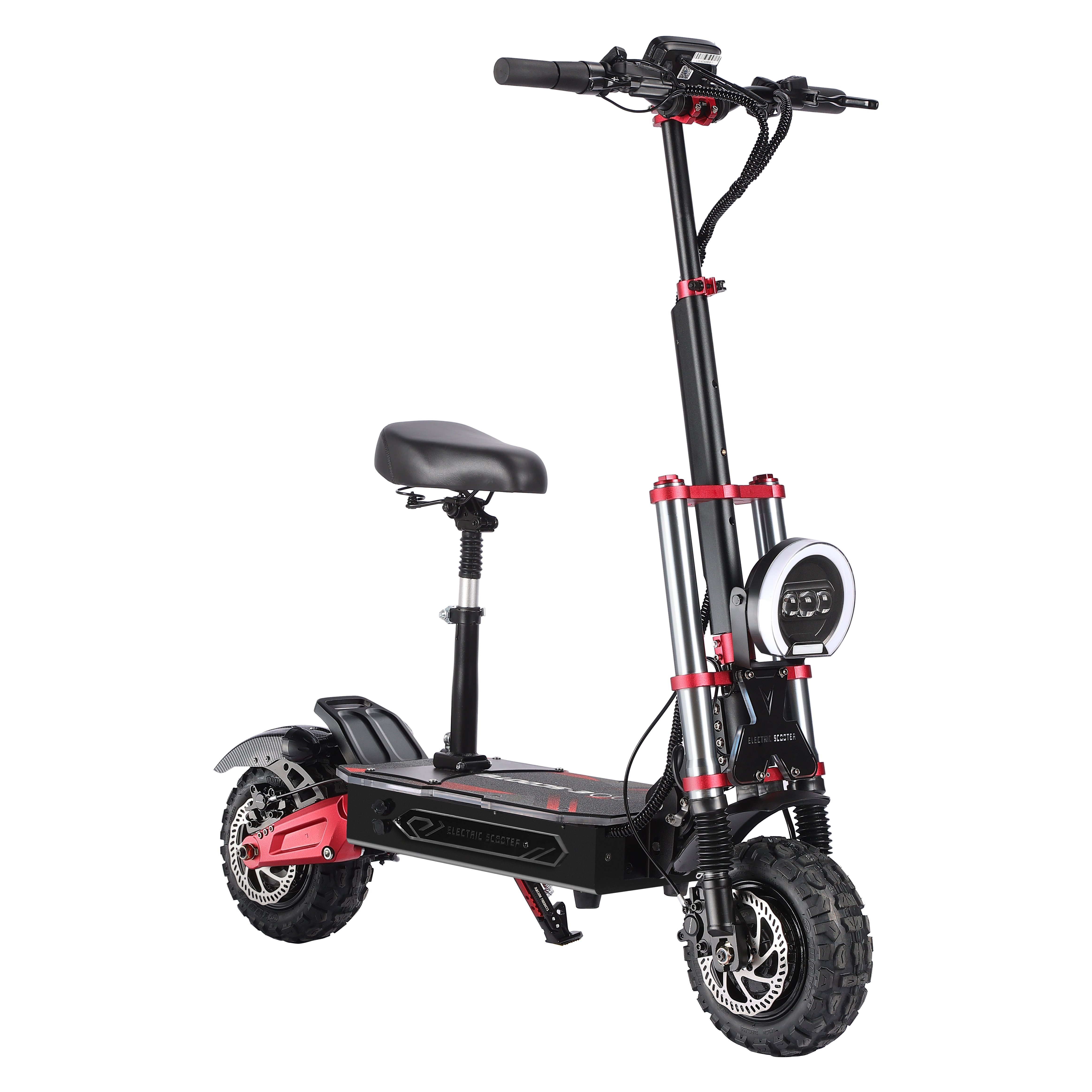 USA EU 11inch fat tire electric scooter 6000w dual motor power fast speed 100km long range adults off road electric scooter