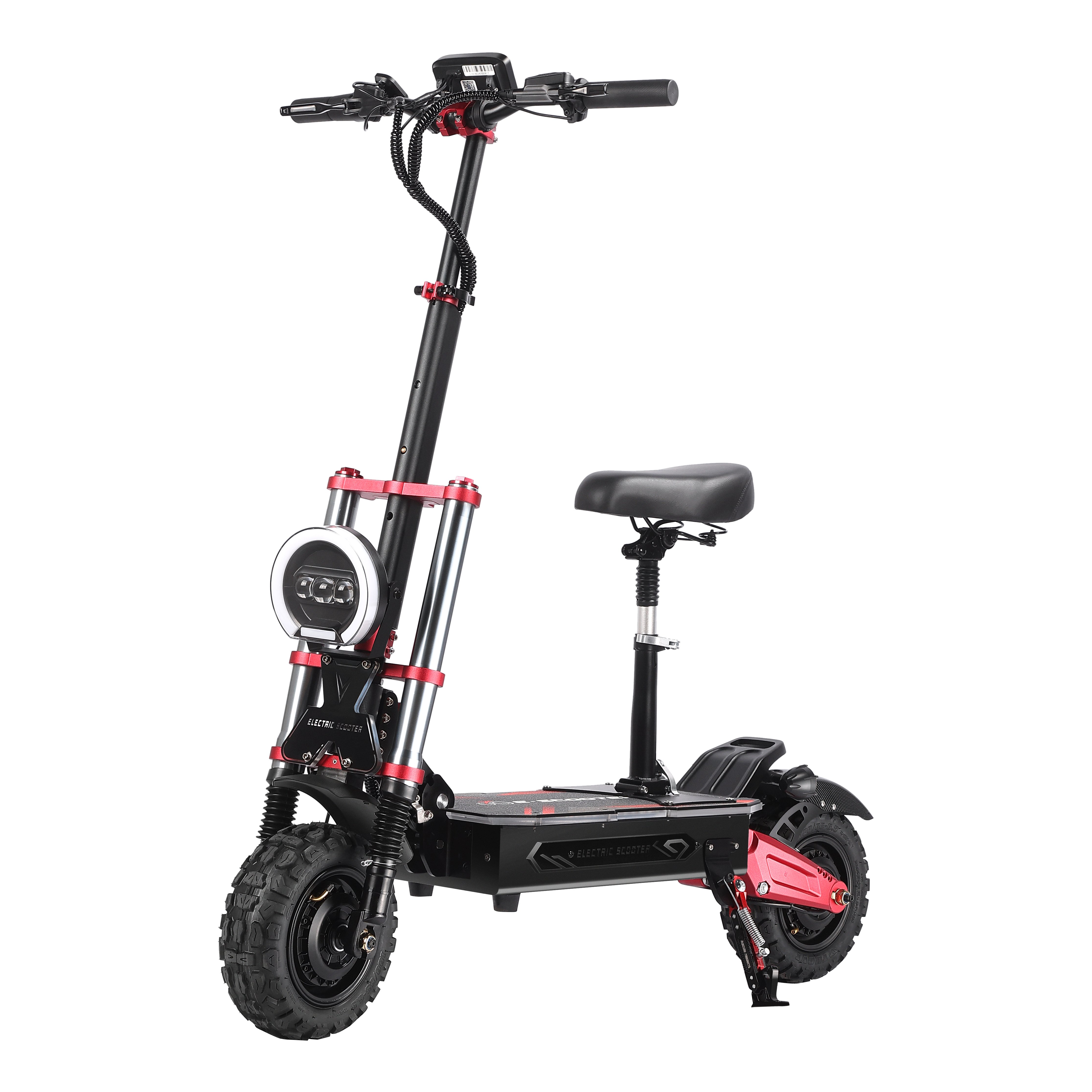 USA EU 11inch fat tire electric scooter 6000w dual motor power fast speed 100km long range adults off road electric scooter