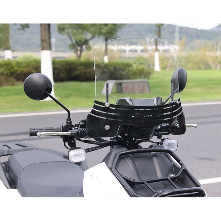 Motorcycle Windshield in PC Material Compatible with Zuma 2022 2023 Chinese Scooter Tank 9TH Generation,Upgraded 3MM Thickness