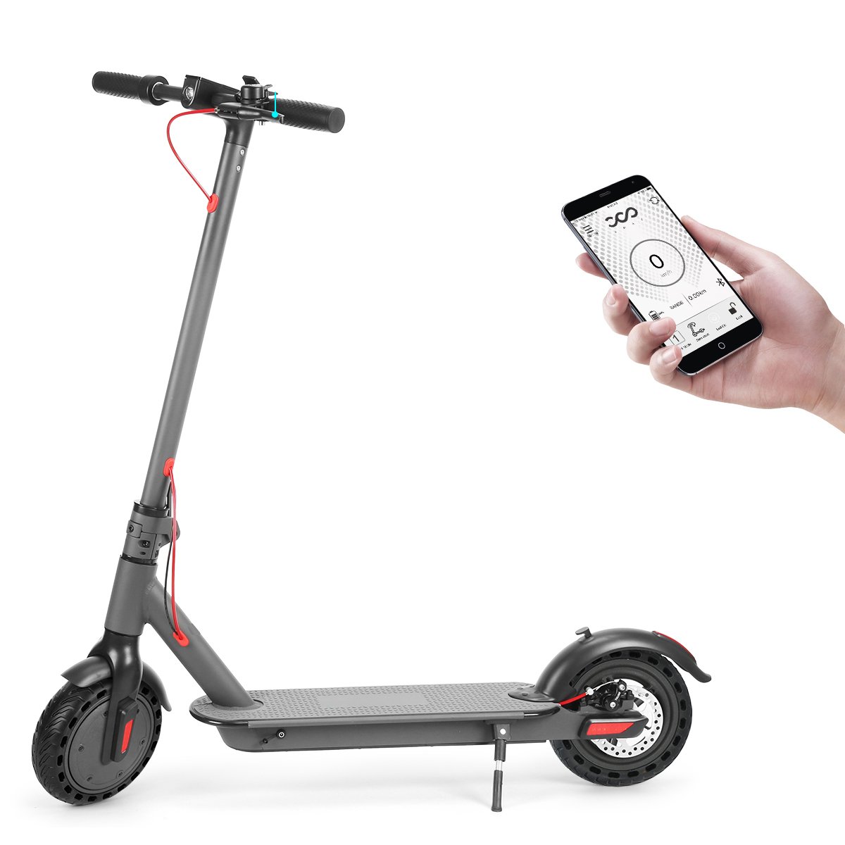 350w 36v Adult Kick Foot E-scooters Self-balancing Skateboard Foldable Motorcycle Bike Electric Scooter
