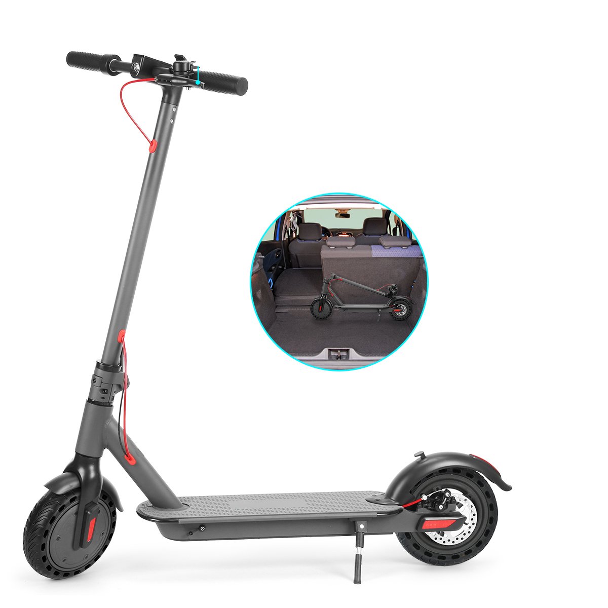 350w 36v Adult Kick Foot E-scooters Self-balancing Skateboard Foldable Motorcycle Bike Electric Scooter