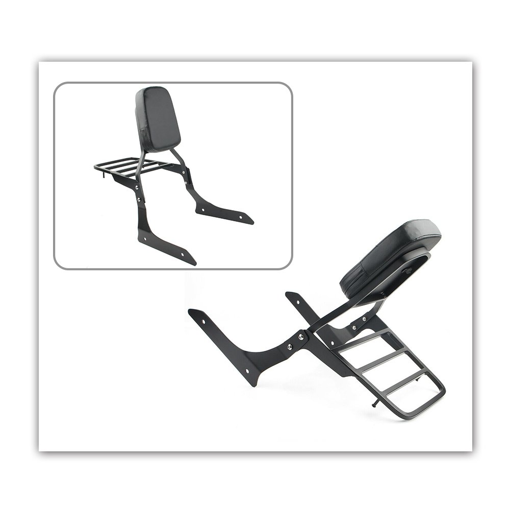 Ex factory price quality Backrest Sissy Bar Luggage Rack Pad For Yamaha Dragstar 1100 Classic 2000 - 2011
