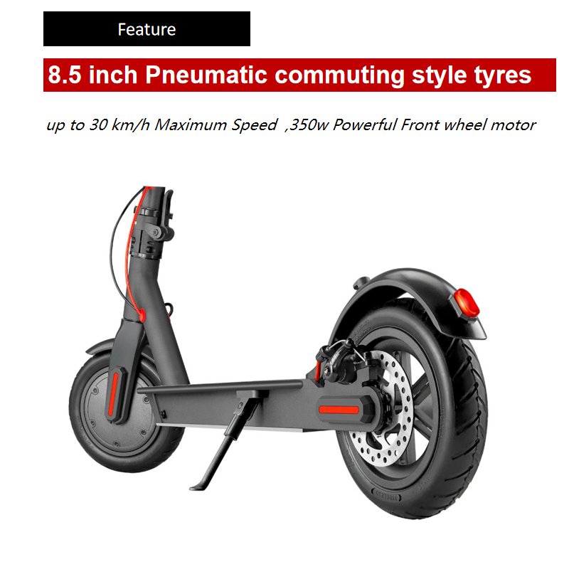 M3 Source Factory Foldable Electric Scooters Front Light 8.5inch Wheel Electric Mobility Scooter for Sale