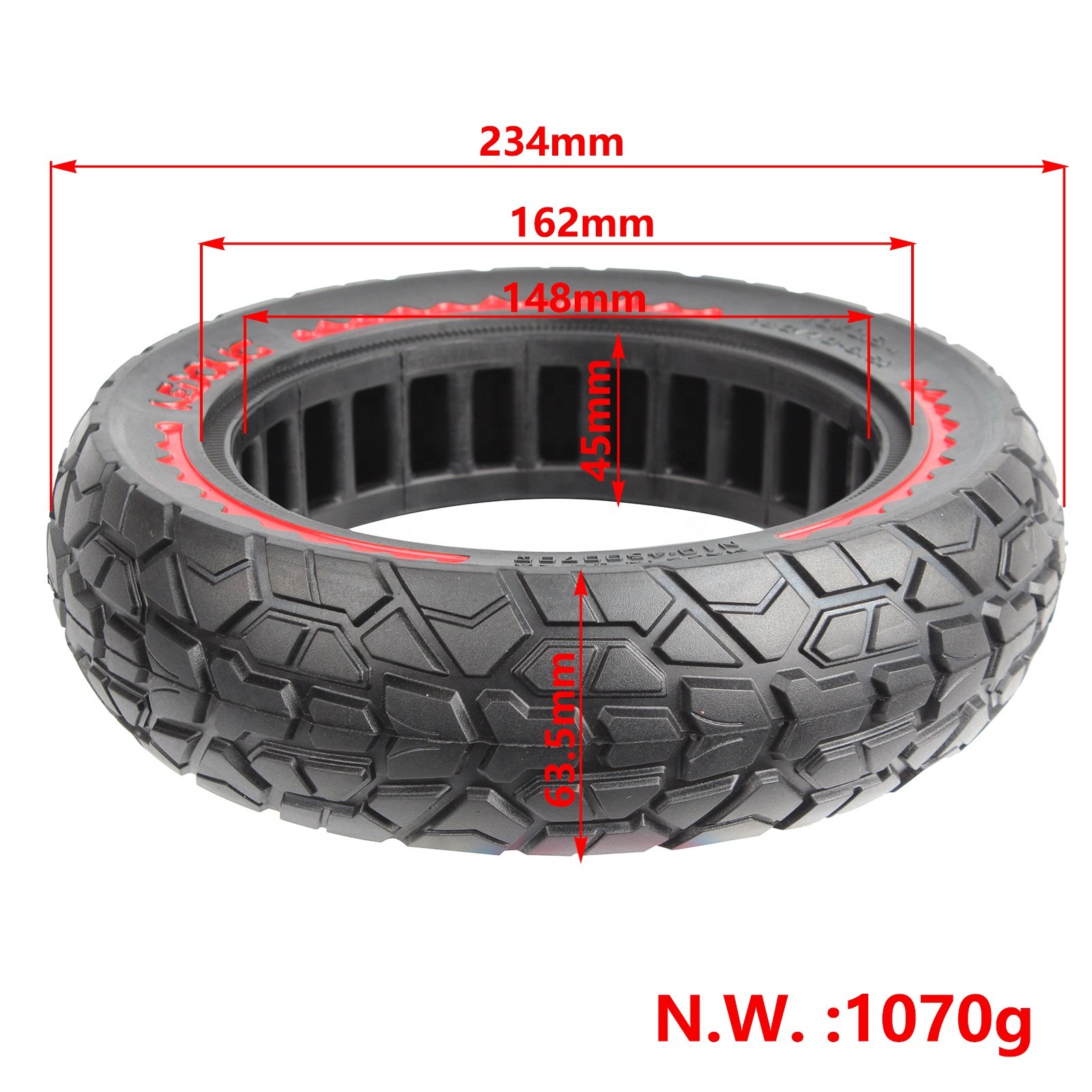 10x2.5 Solid tire For Max G30 10x2.5/45 groove G30 Tyre 10 inch Electric Scooter Spare Parts and Accessories solid tire
