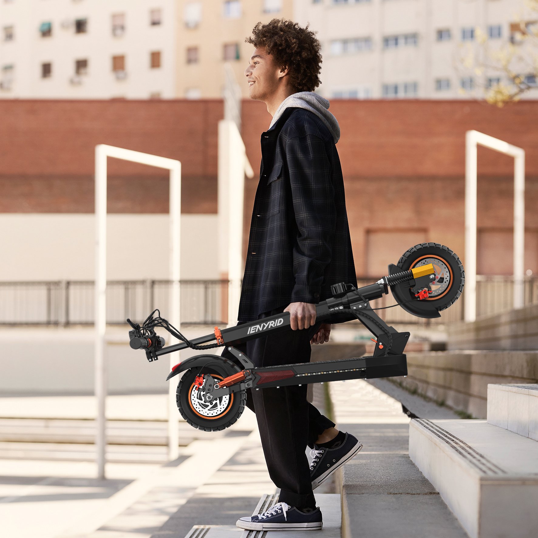 iENYRID M4 PRO S+ 12.5ah 45km/h Electric Scooter for Adults 48v 800w Powerful Lithium Battery LED Light Two Wheels New Version
