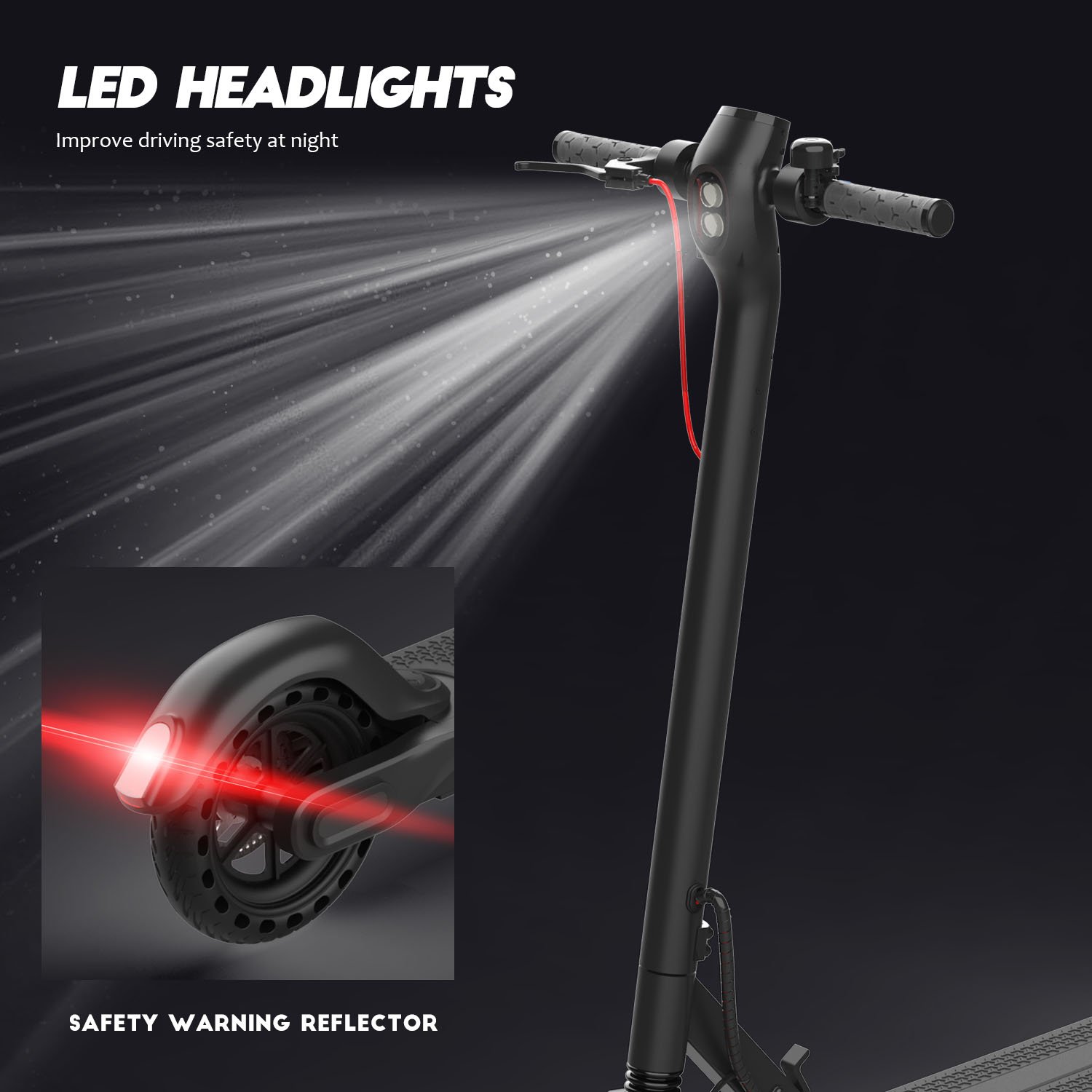 EU DE UK Warehouse 8.5inch tire LED display 350W foldable e scooter two speed mode high quality scooters electrics with ABE