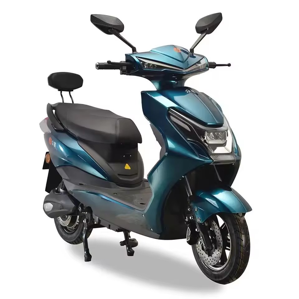 Hot Selling 48v 60v 800w 1000w Powerful Low-Step Electric Motorcycle 3-Speed Lead Acid Battery Scooter New Energy Vehicle