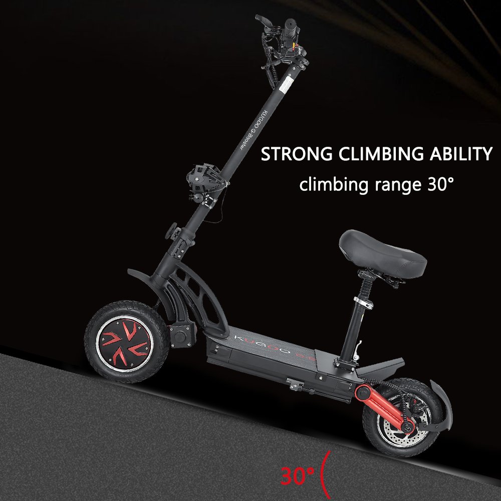 UK EU Warehouse E Scooter Manufacturers KUGOO G-BOOSTER 1600W 85KM Range Folding Dual Motor Electric Scooter Adult