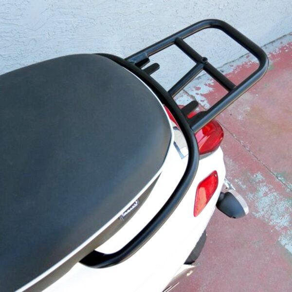 BORSKE Supplier Custom Cargo Shelf Storage Rack Rear Luggage Rack Scooter Tail Box Rack for Vespa GTS GTV parts