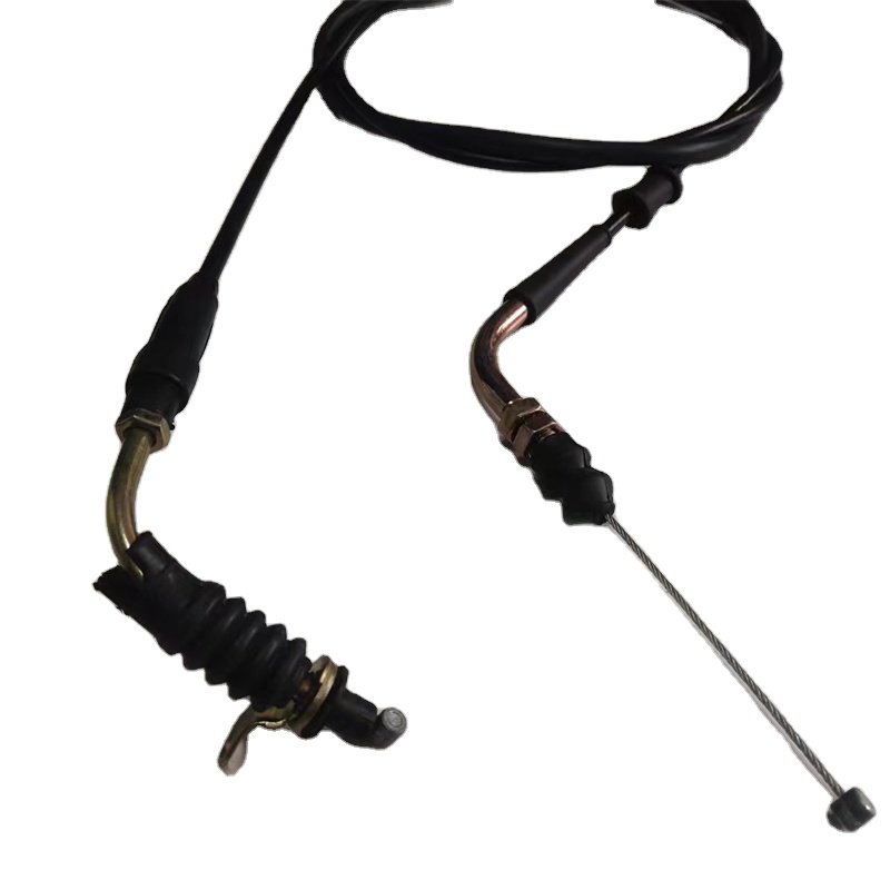 Direct sale motorcycle throttle line acceleration cable scooter GY6125 150cc with piece throttle control cable