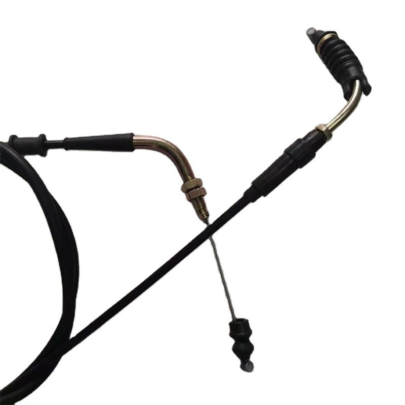 Direct sale motorcycle throttle line acceleration cable scooter GY6125 150cc with piece throttle control cable