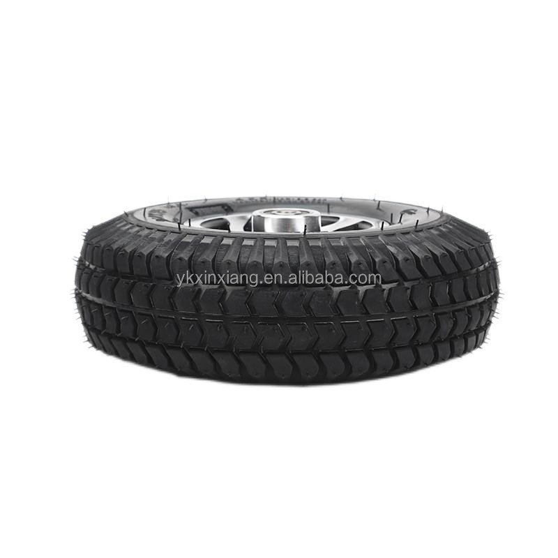 260x85 pneumatic tire 3.00-4 tire with alloy rim fit for electric scooter sweeper hand trolley lawn mower wheelchair