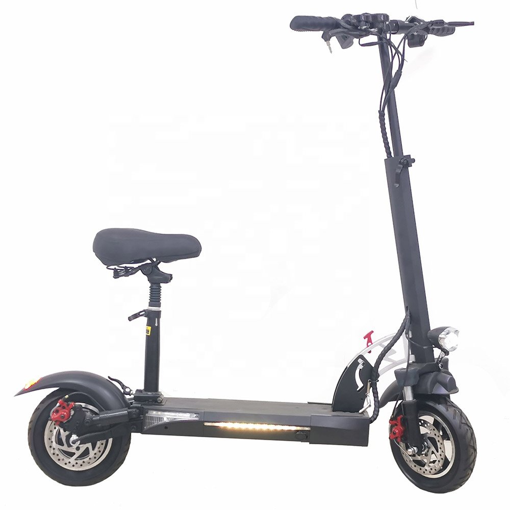 800w 48V 10 Inch 60km Long Distance Adult Motor Off Road Electric Scooter Foldable
