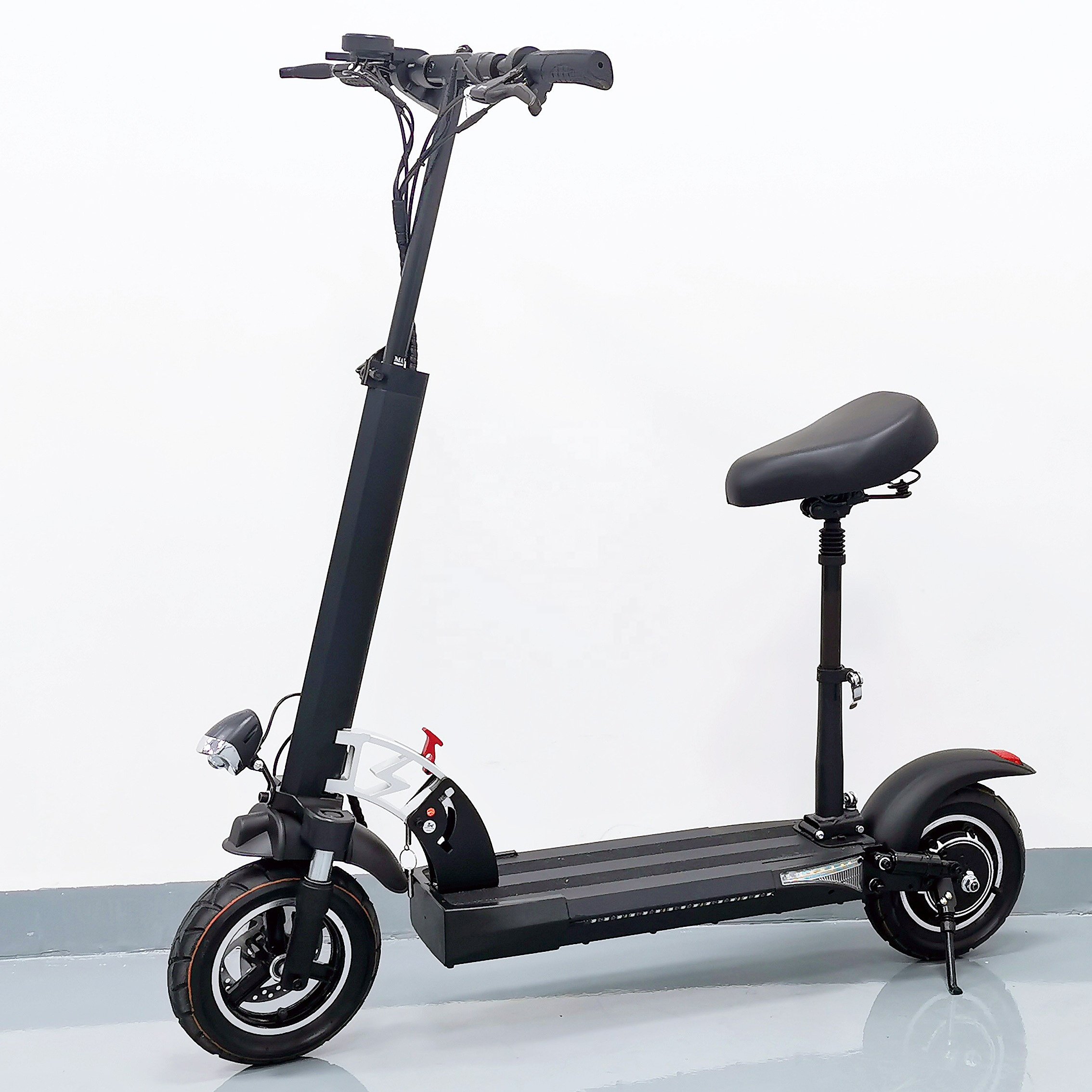 800w 48V 10 Inch 60km Long Distance Adult Motor Off Road Electric Scooter Foldable