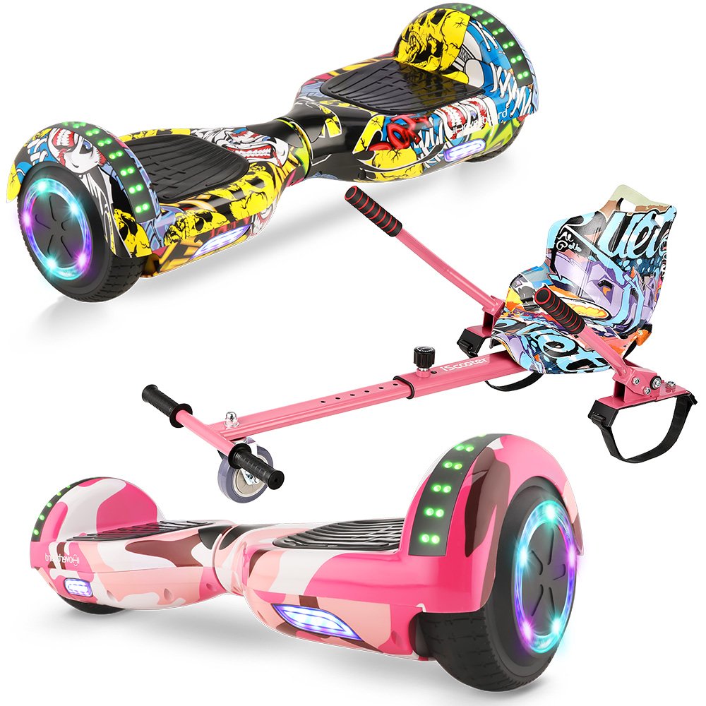 Bluetooth Remote control 6.5 inch go karts running and wheel lamp hoverboard warehouse self balancing electric scooters