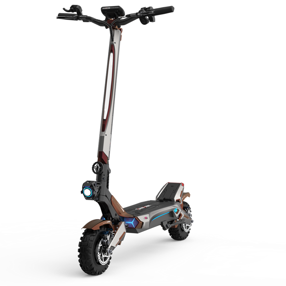 2022 New Nanrobot N6 high-performance dual-motor dual suspension electric scooter front and rear hydraulic disc brakes