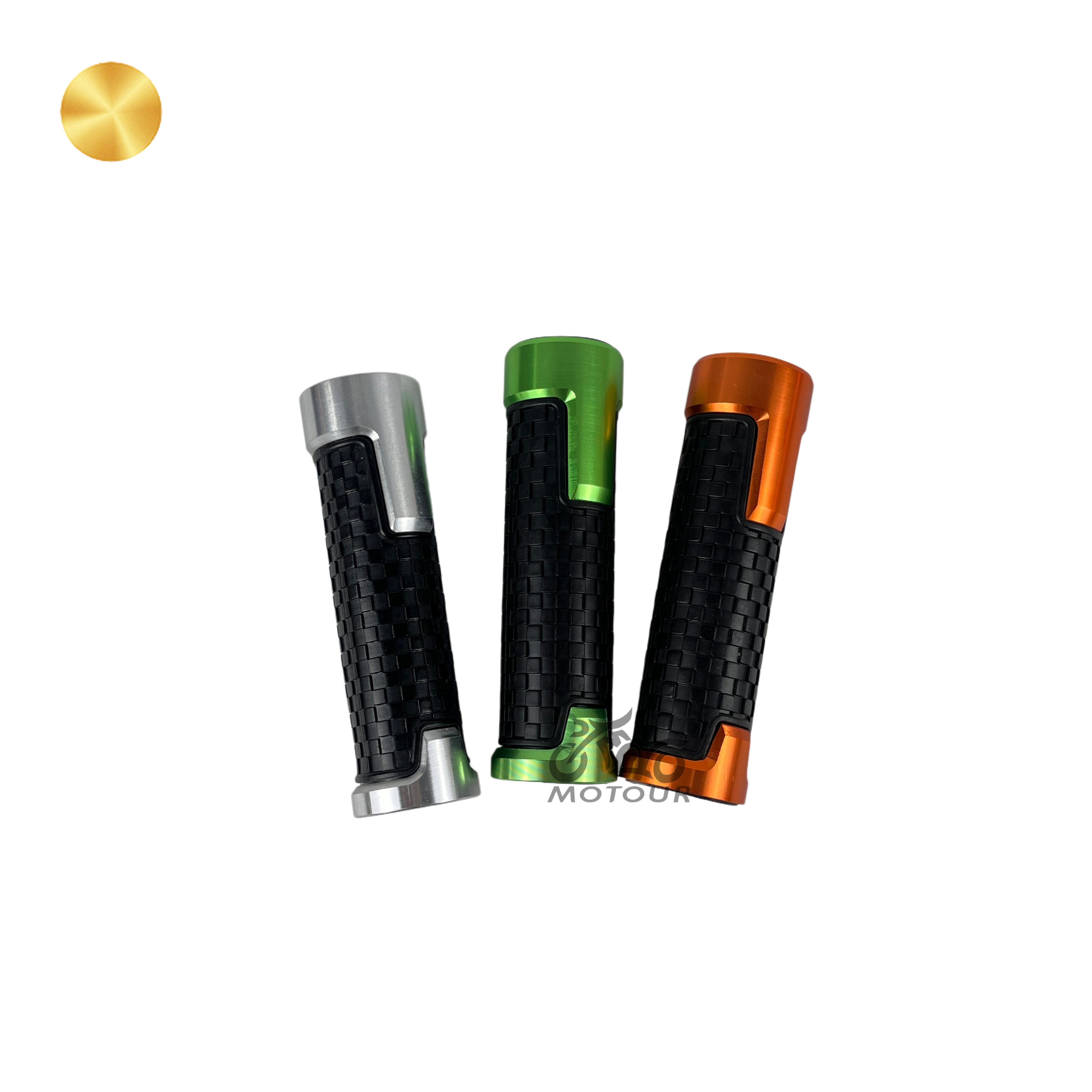 Universal Motorcycle Rubber Hand Grips for Scooters with Comfortable Non-Slip Design in Customizable Options