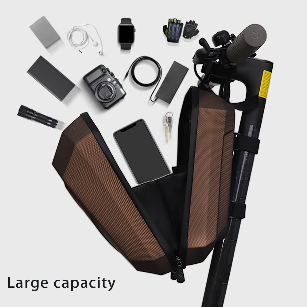 New Image 2L 3L 5L EVA Hard Shell Universal Electric Scooter Front Bag Scooter Accessory Ridefixing Waterproof Storage Bag