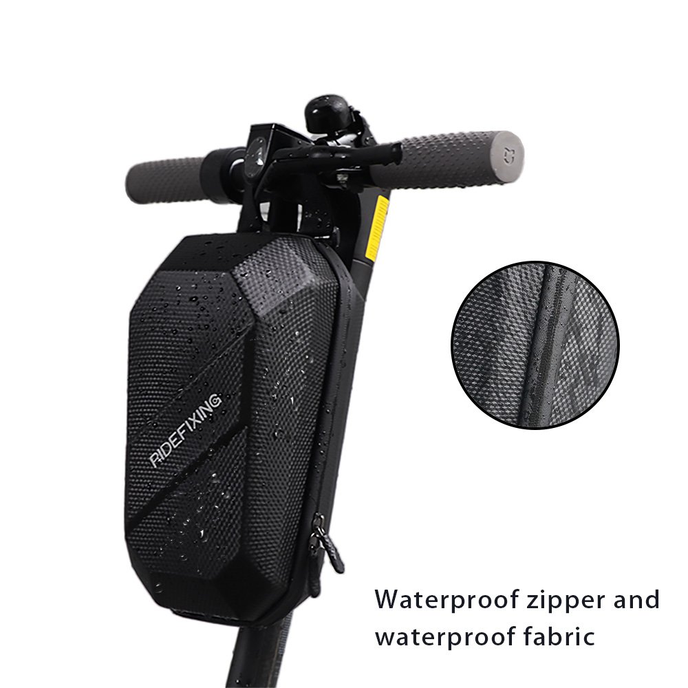 New Image 2L 3L 5L EVA Hard Shell Universal Electric Scooter Front Bag Scooter Accessory Ridefixing Waterproof Storage Bag