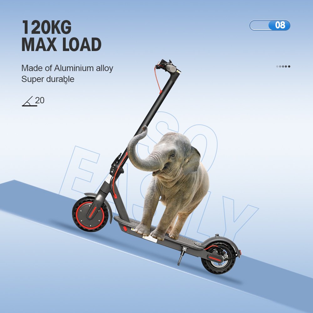 Sample Available customized M365 Pro 350W Motor 36V 10.4Ah brand new battery Adult Electric Scooters