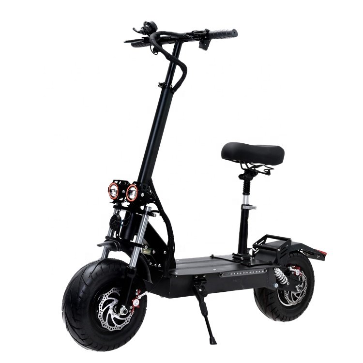 2024 HEZZO 60v 5600w Dual Motors Off Road Escooter High Speed 40Ah Long Range 13Inch Foldable Electric Scooter