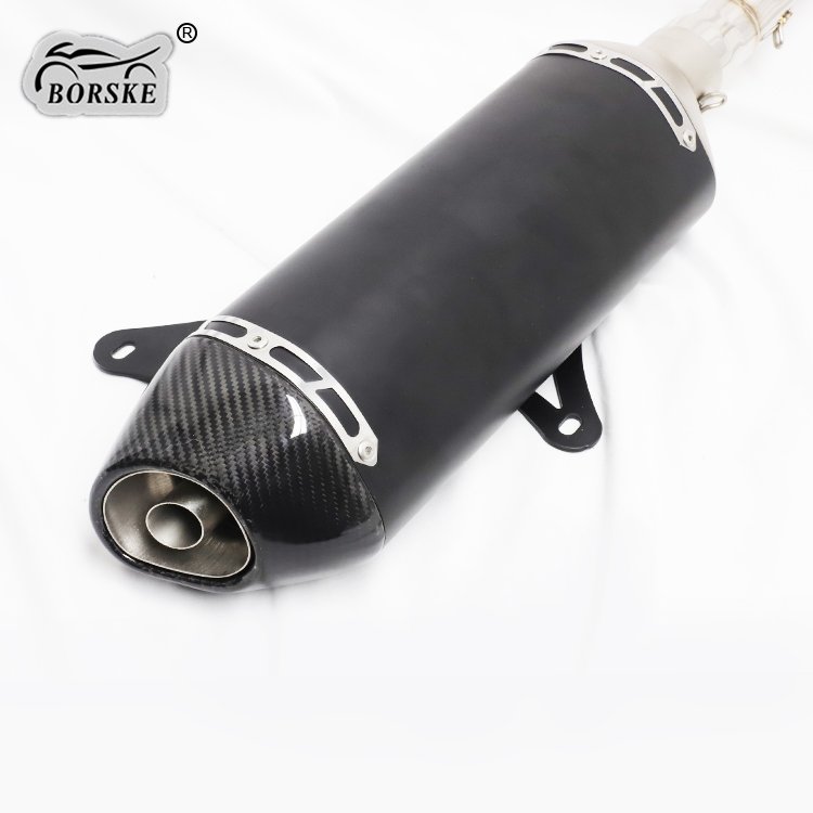 BORSKE wholesale custom Alloy aluminum motorcycle scooter exhaust pipe for VESPA GTS GTV 300CC