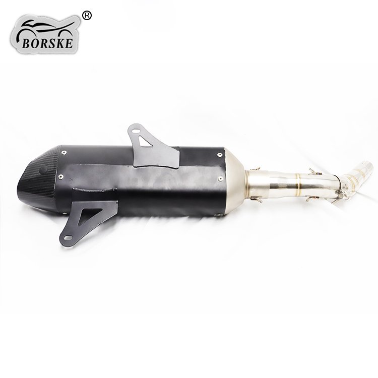 BORSKE wholesale custom Alloy aluminum motorcycle scooter exhaust pipe for VESPA GTS GTV 300CC