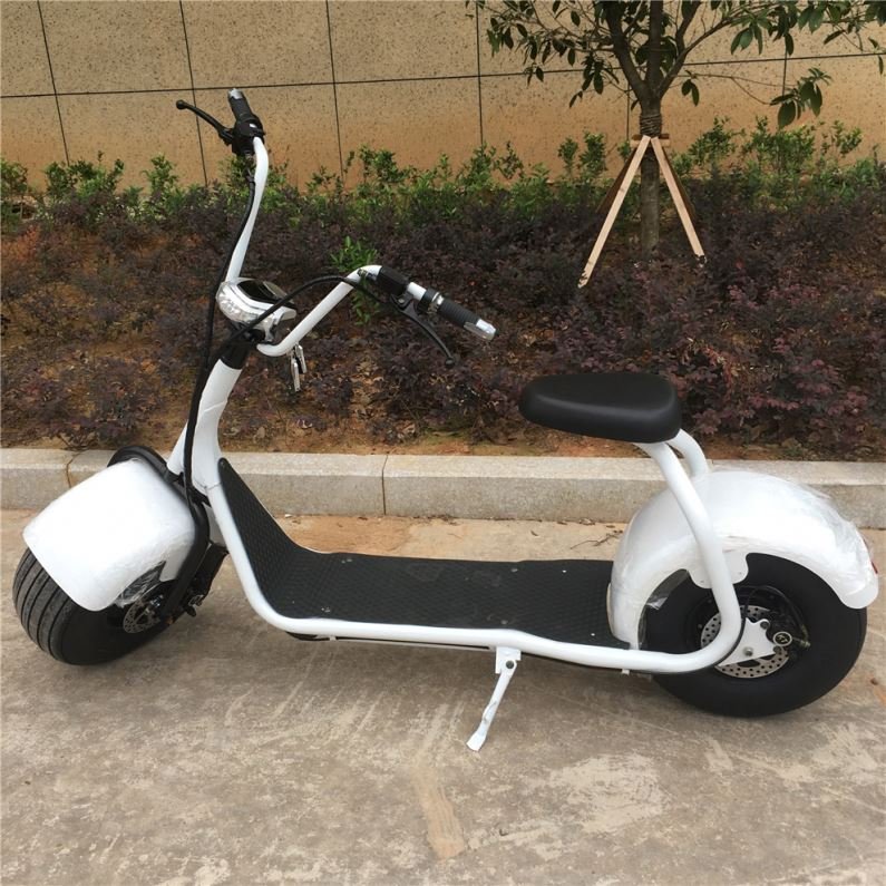 60V 20Ah Three Lithium Battery Fat Tire Adult Off Road Cheap Scoter Electric Mobility Kick Scooter Citycoco With EEC