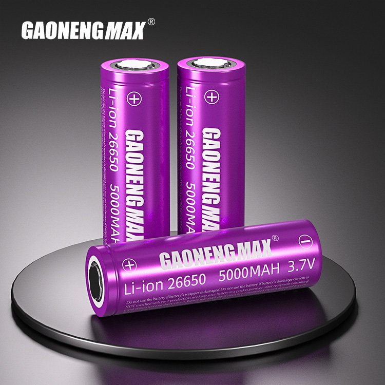 Wholesale 26650 lithium rechargeable lithium-ion battery lifepo4 3.7v cylindrical 5000mah 26650 battery