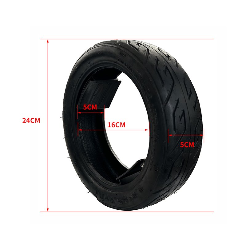 10 inch Vacuum Road Tire For for Electric Scooter Bicycle 10*2.7-6.5 Rubber Tyre Repairments Parts Accessories