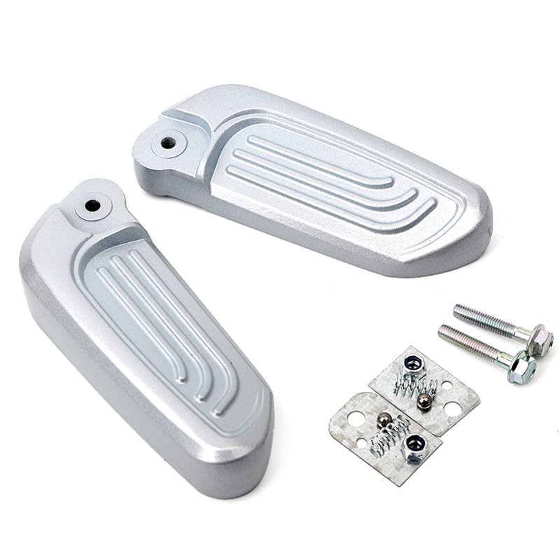 Aluminum Alloy Foldable Comfortable Footrest Pedal for Electric Car & Motorcycle Wide Rests Electric Scooter Spare Parts