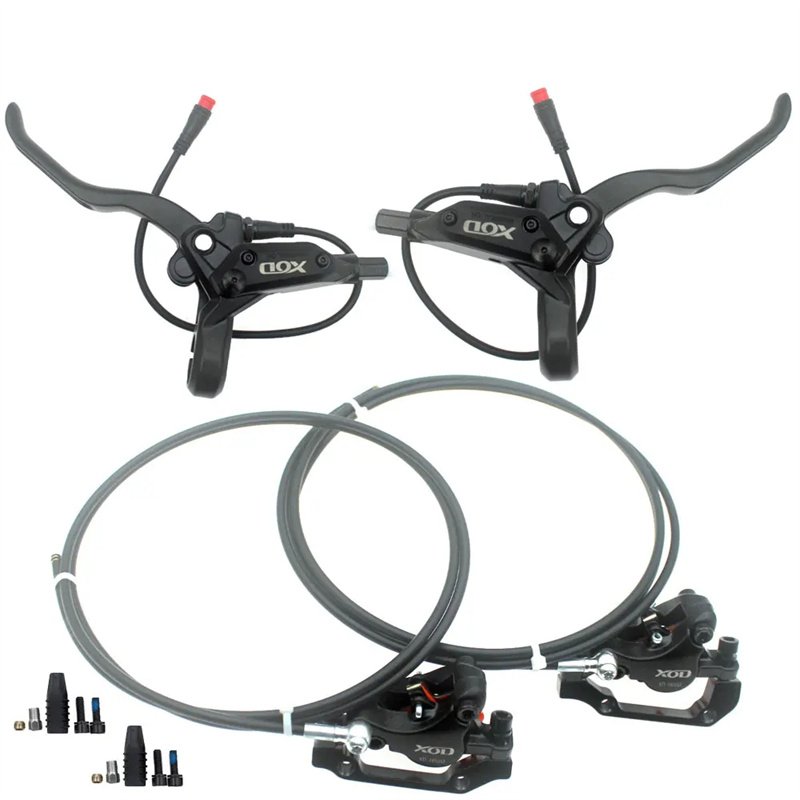 electric scooter parts XOD Dyisland KTET E-Bike Scooter Brake Hydraulic Disc Cut Off Power Brake 2piston 4piston DIY Brake