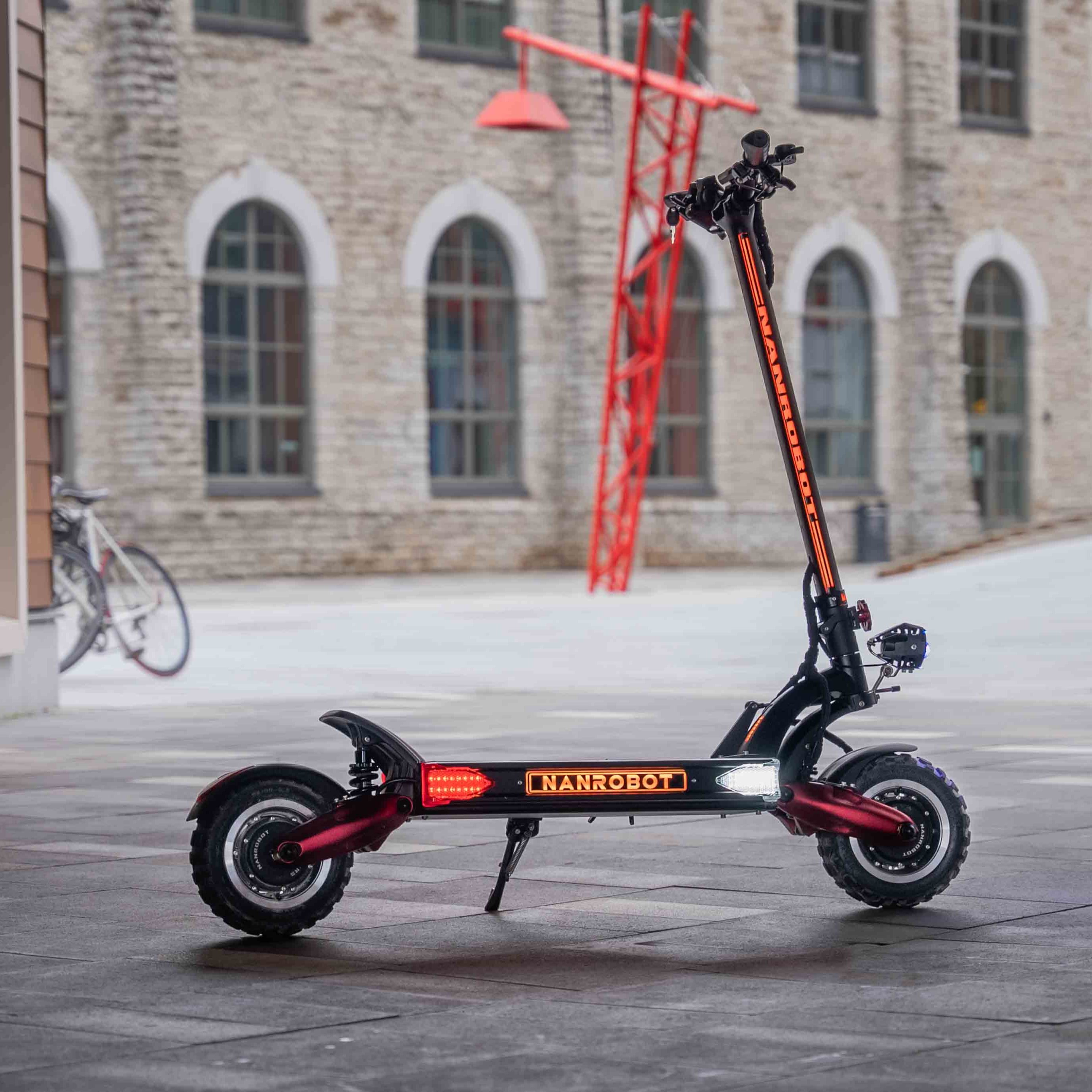 NANROBOT LS7+ 2400w Fastest Scooter 60V 40A Adult Two Wheel Oem Top Electric Scooter