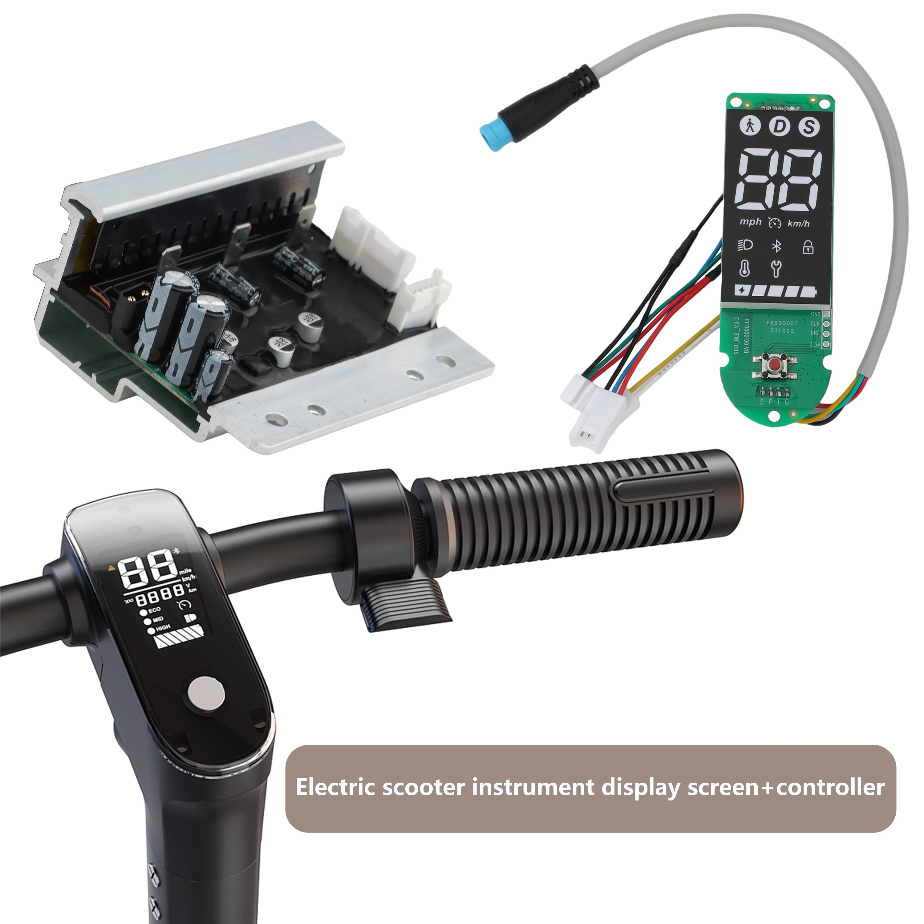 Controller and Display For Mi4 Pro Electric Scooter Parts & Accessories Control board Motherboard Replacement Parts