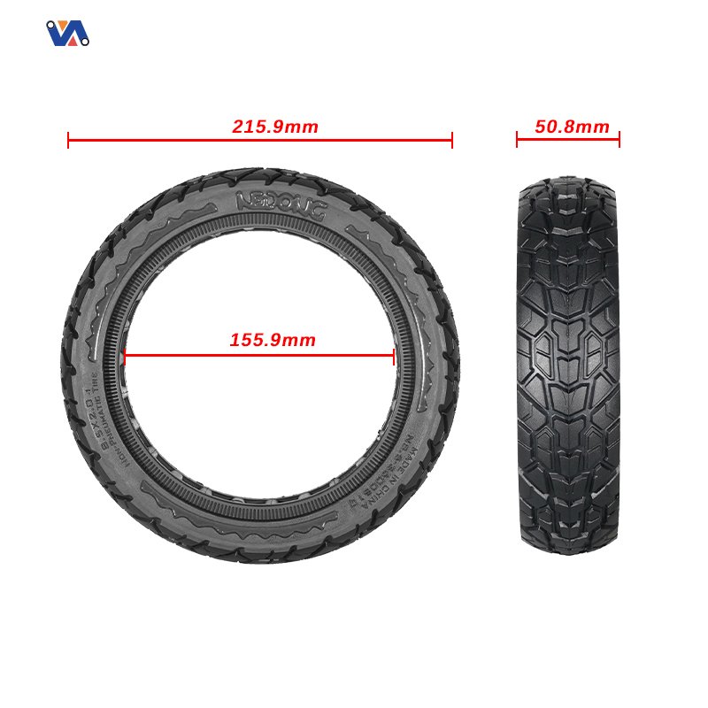 New Image 8.5*2.0 Off Road Solid Tire for M365/Pro/Pro 2/1S Scooter Tyre replacement 8.5 inch Solid Tyre
